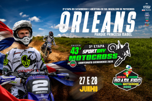Depois de muitos anos longe do calend�rio oficial do motociclismo catarinense, a cidade de Orleans volta a respirar a emo��o do motocross.